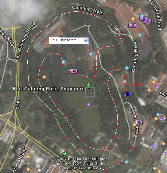 Fort Canning Map