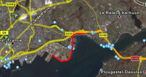 Brest Plaisance Map 2 50adf 